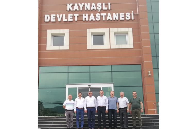 Kaynaşlı Devlet Hastanesi Müdürü dernek üyemiz Recep Pehlivan'a Ziyaret